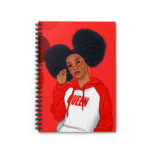 Queen Paper Spiral Notebook - Ruled Line
