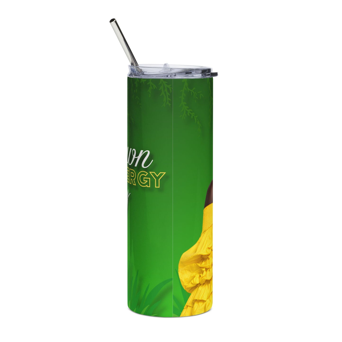 Brown Skin Energy Only - 20 oz. Stainless Steel Tumbler