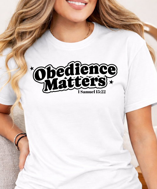 Obedience Matters – Unisex T-Shirt