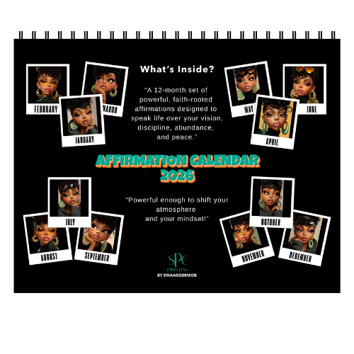 Faith-Rooted 2026 Affirmation Calendar