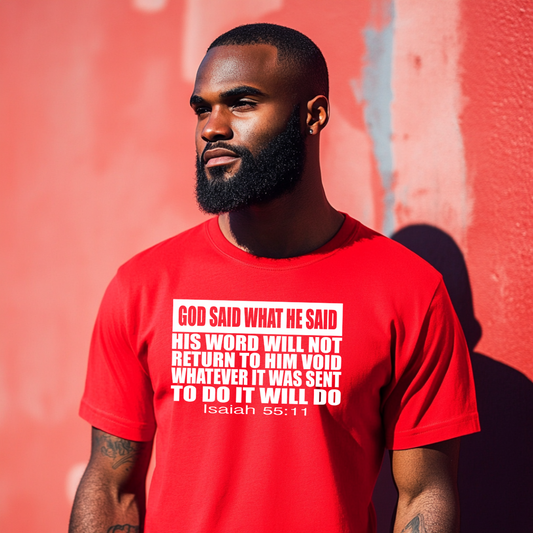 God Said What He Said