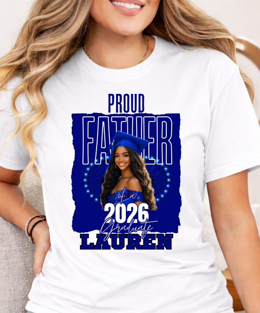 Personalized Graduation 2026 T-Shirt (Parents)