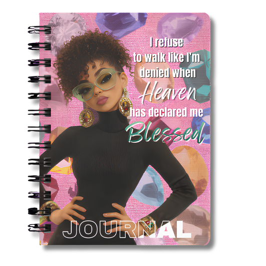 Heaven Declared Me Blessed Journal | Inspirational Journal for Women