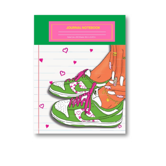 Composition Notebook: Sneaker Art Illustration