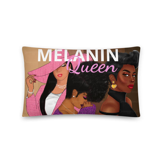 Melanin Queen Lumbar Pillow