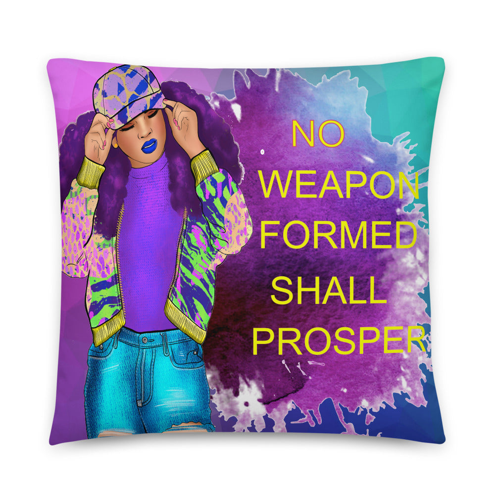 No Weapon Formed Pillow