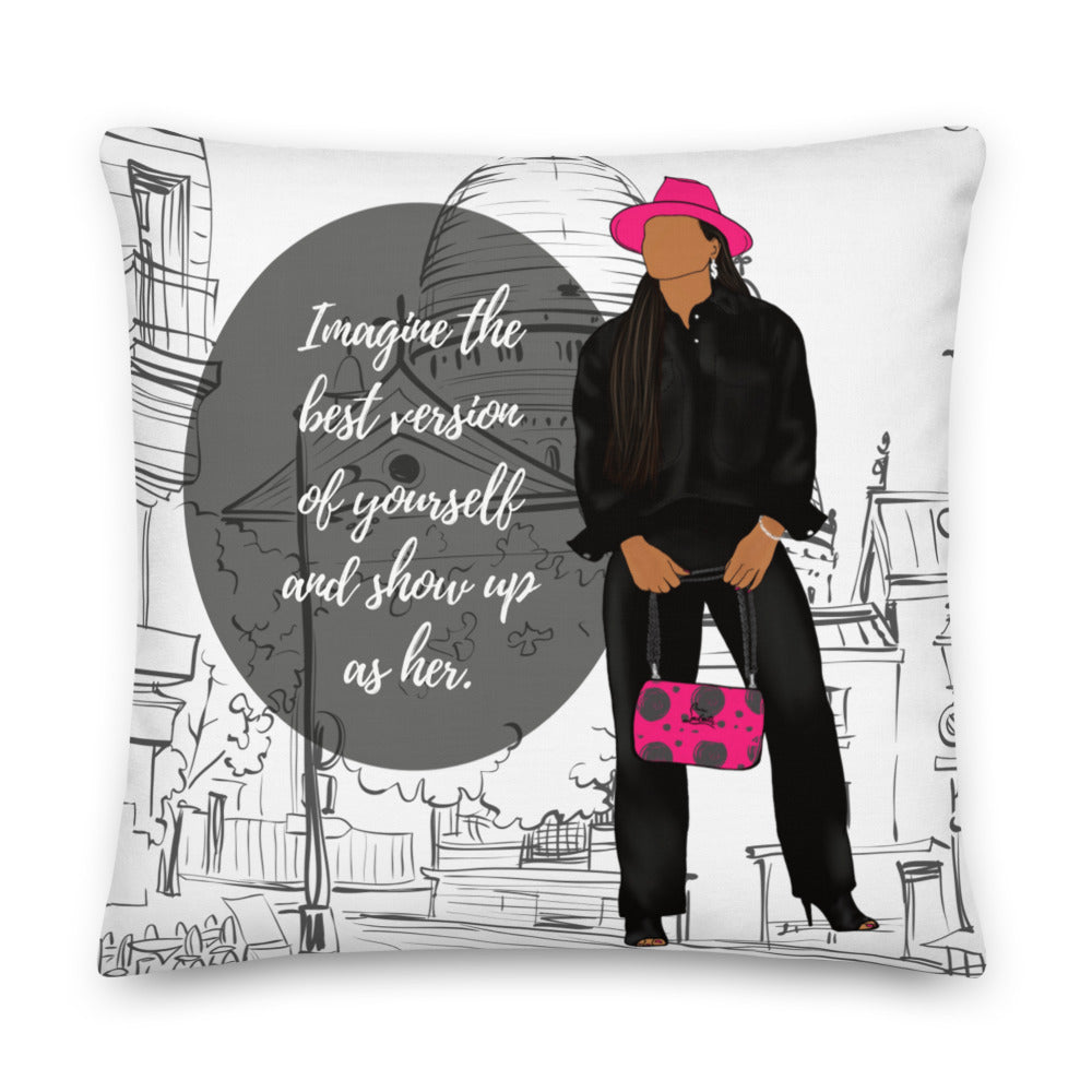 The Best Version of Yourself Throw Pillow